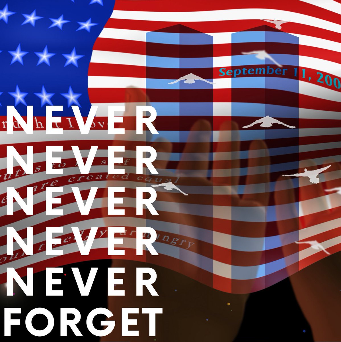 AZExperience's tweet photo. 9/11, a day that changed our nation forever. RIP to all the fallen heroes. Gone but never forgotten. 🧑🏼‍🚒🚒 👮🏼‍♂️🚓🏭️👼🏻😇🧑🏼‍🦳👴🏼💕

#freedom #usa #ny #proudamerican #911 #september11 #21years #neverforget https://t.co/x7bQMM8cy3