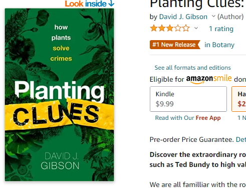 That's a WoW!

#1NewRelease

#forensics #forensicbotany #truecrime #botany