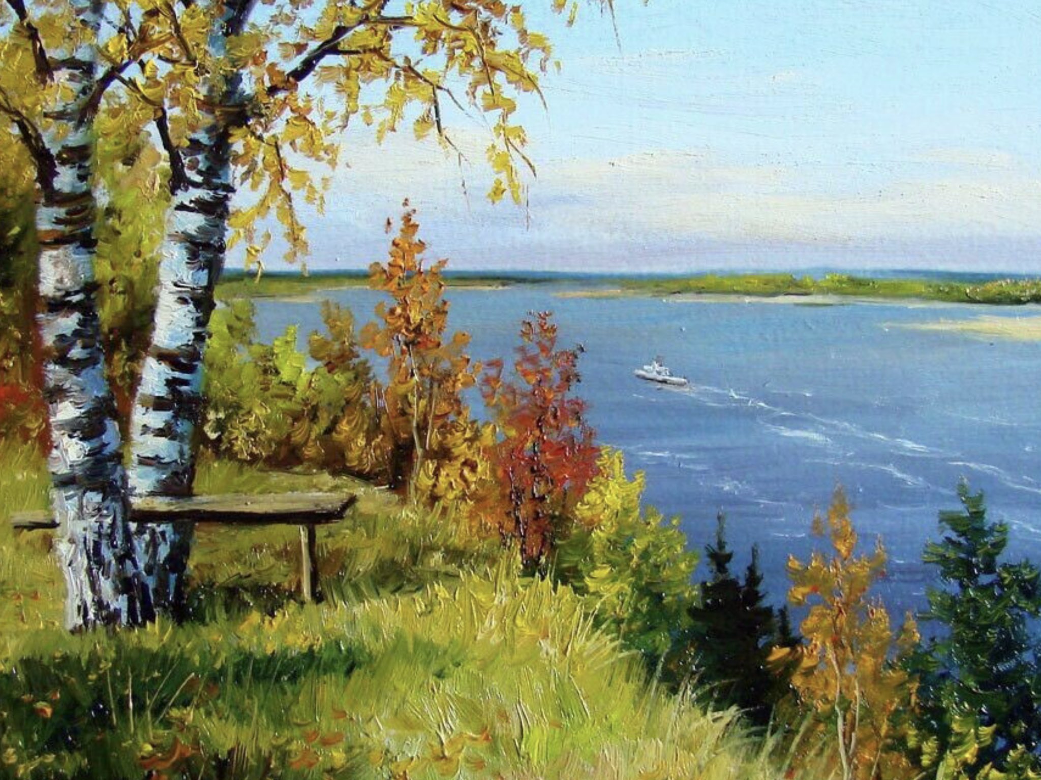 Художник Сергей Курицын пейзажи