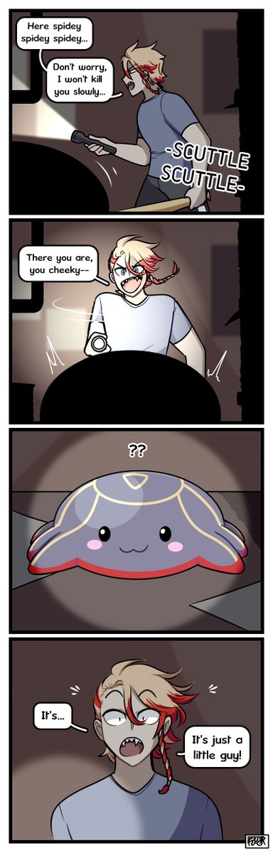 [#holoTEMPUS / #MagniOpus / #ArtXel comic]
axel and the magmite 