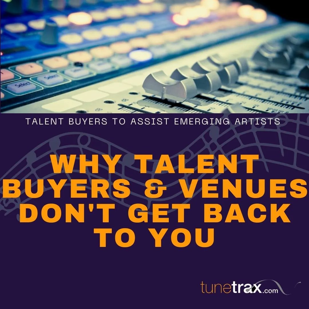 The best way to promote your music is to play it live. 

Tunetrax offers artists a 30 minutes personalized session with a professional Talent Buyer to assist artists to get booked by talent buyers, music promoters, venues and music festivals.
buff.ly/3bYAWbb
