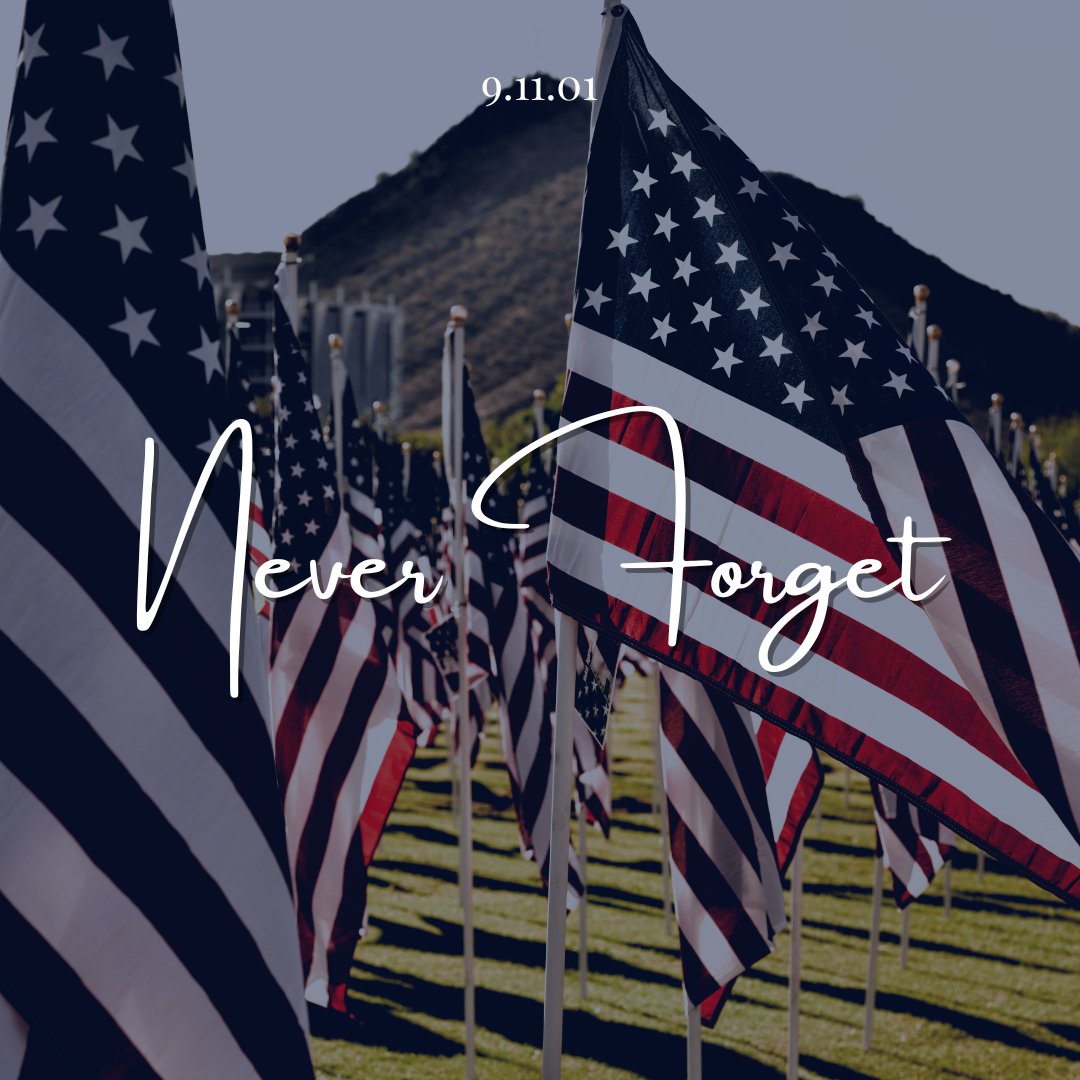 PresGroupRealty's tweet photo. Today, we pray for families and remember the victims of 9/11.

We will never forget. 🇺🇸

https://t.co/GYLPTcbn3m

#neverforget #usa #nationalpatriotday https://t.co/T0JImsthdO