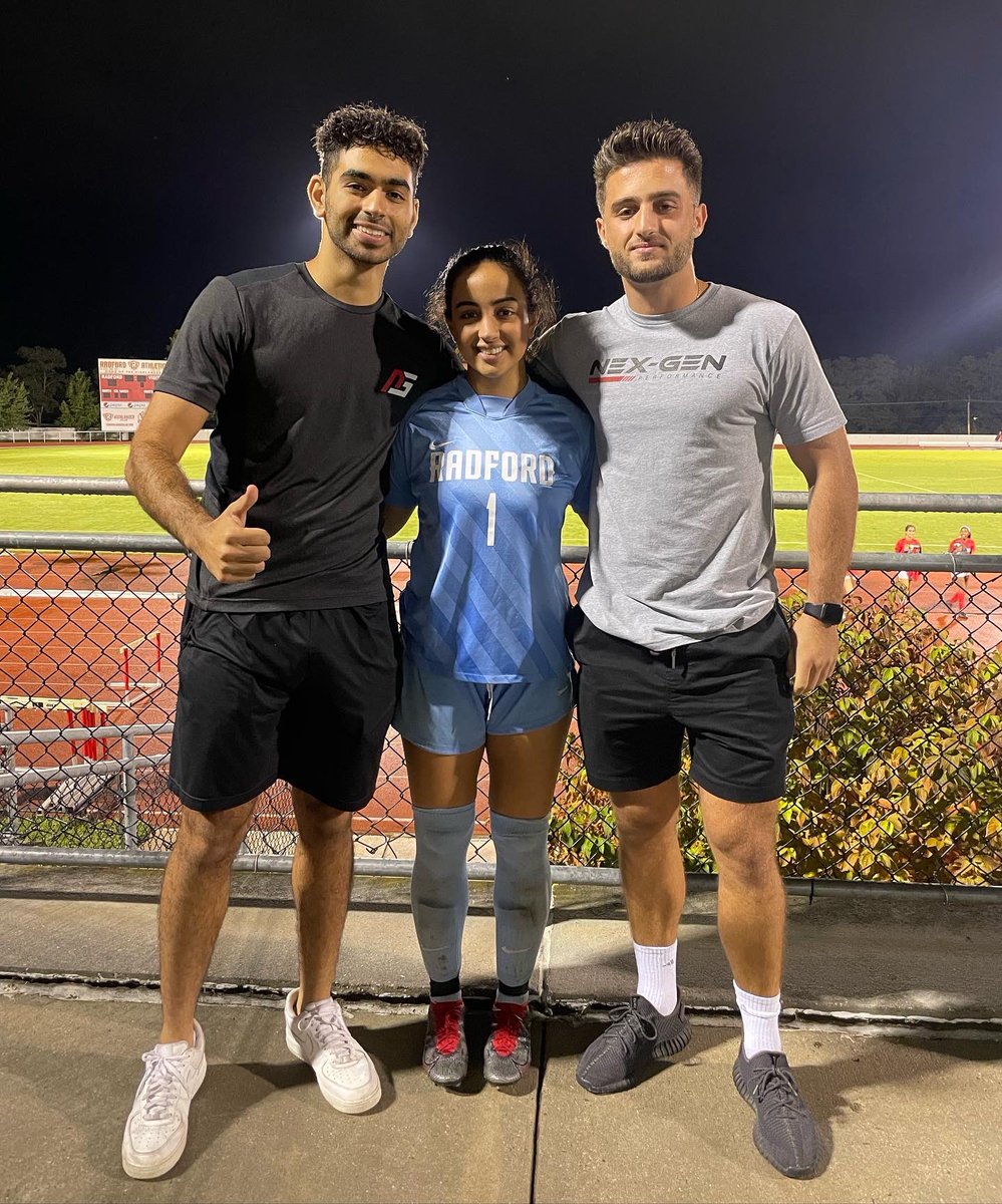 nexgen_perf's tweet photo. Radford Women’s Soccer takes down Western Carolina University‼️
It was a pleasure coming to support Sanam in her 7th College soccer game! Extremely proud of the work she’s been putting in🧤⚽️🥅 Vamos Highlanders #nexgenperformance #collegesoccer #collegesports https://t.co/D59SOp2DQD
