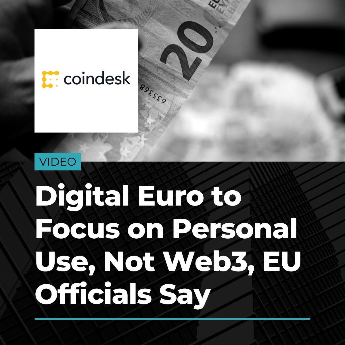digitalpoundfdn's tweet image. European Central Bank: The central bank digital currency (#CBDC) could fail if it doesn’t offer something more than what #cash and #creditcards do, industry representatives remarked. Watch the video from @CoinDesk here: ow.ly/x7GA50KGgQH