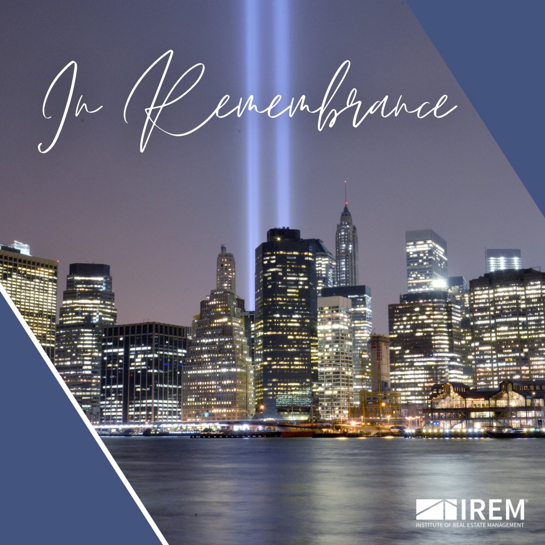 IREM OC honors those who lost their lives and are thankful for the first responders on the scene. 

#InRemembrance #911 #Neverforget
