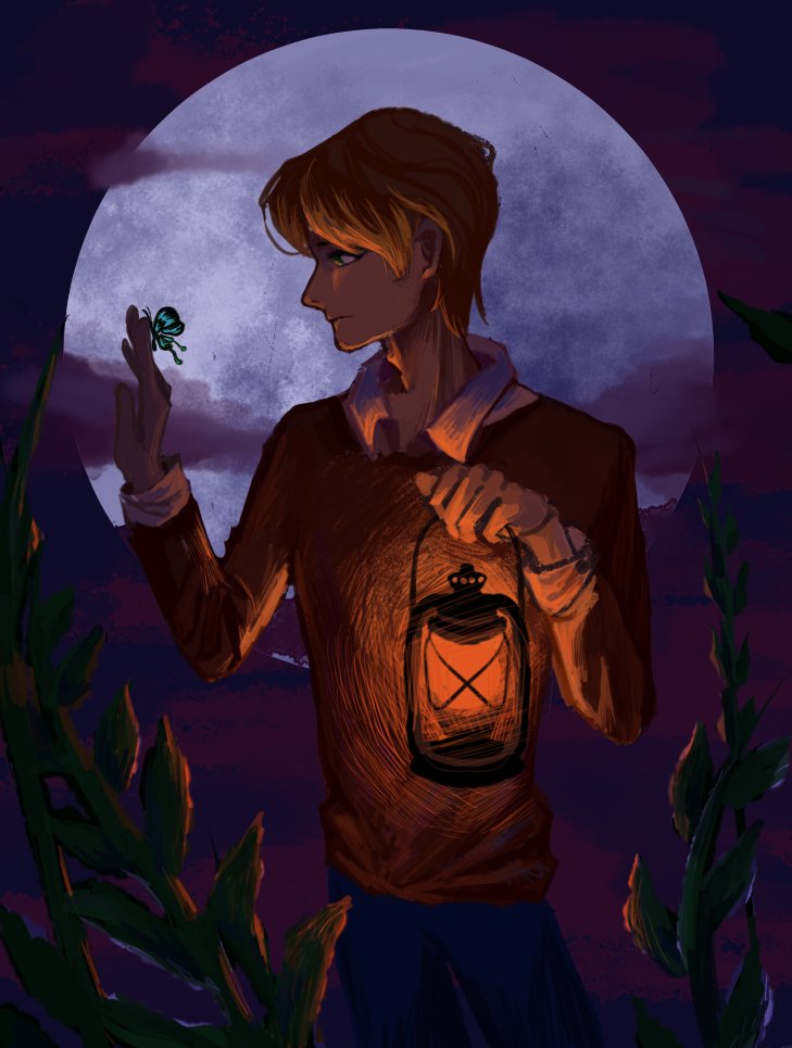 simp_hum's tweet photo. 在夜晚寻找精灵 #SallyFace https://t.co/2hgNLhZh0n