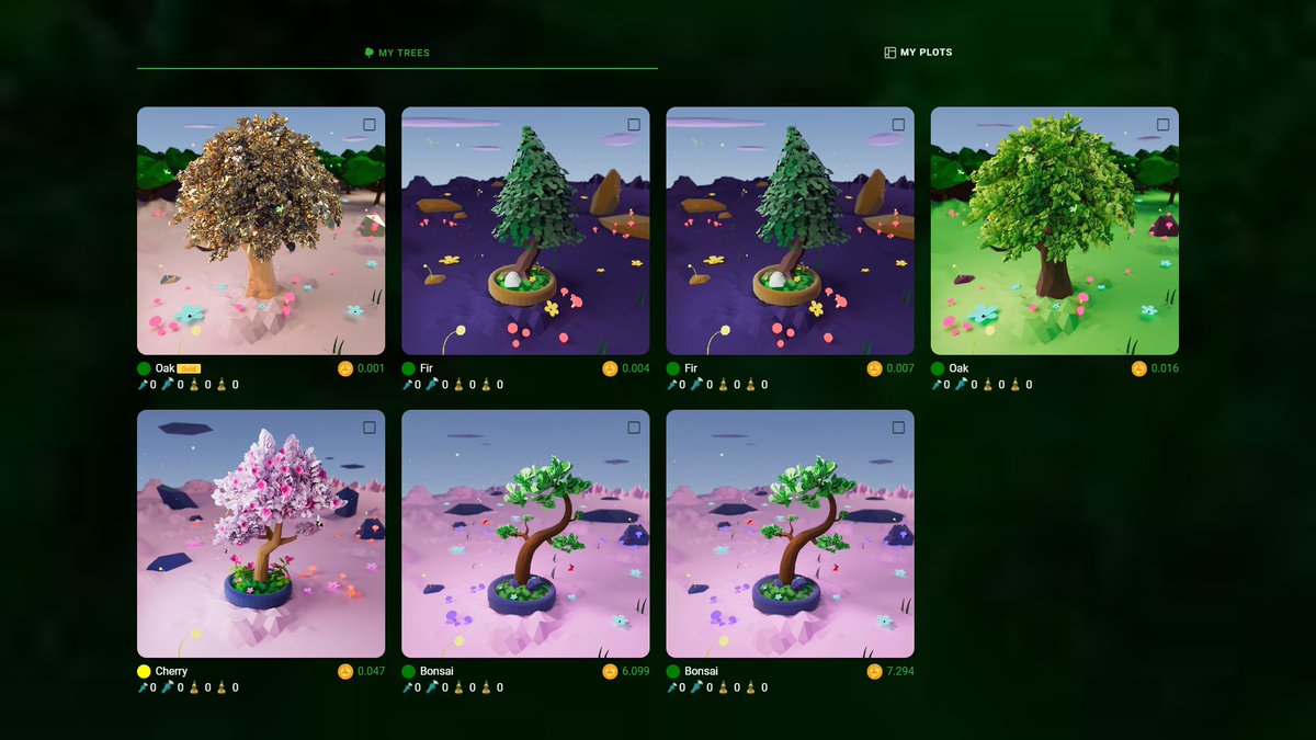 crick05's tweet photo. I had to buy my self another Oak, and for the first time, I got Lucky !! So here it is my brand new GOLD Oak ! -15% and -2% code "CHOW" @Ch0wja
@spring_gamefi @SpringGameCo
I show you my full forest just to flex a little... π
$SPR #Seednation #OakWeekend https://t.co/5bLv1wddlZ