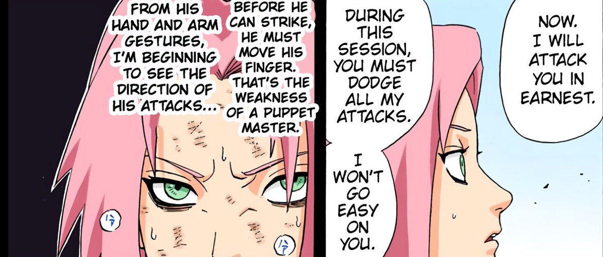SakuraMangas's tweet photo. 65. Sakura's tough training has pay off in the battle with sasori! https://t.co/KN9ObtTdGR