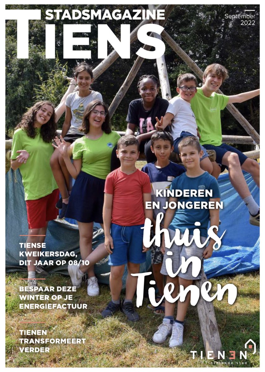 De voorbij week viel de nieuwe Tiens in de brievenbus. In deze editie staat de jeugd centraal, krijg je tips om energie te besparen en lees je alles over de #Kweikersdag. #thuisintienen

🧐 tienen.be/stadsmagazine-…