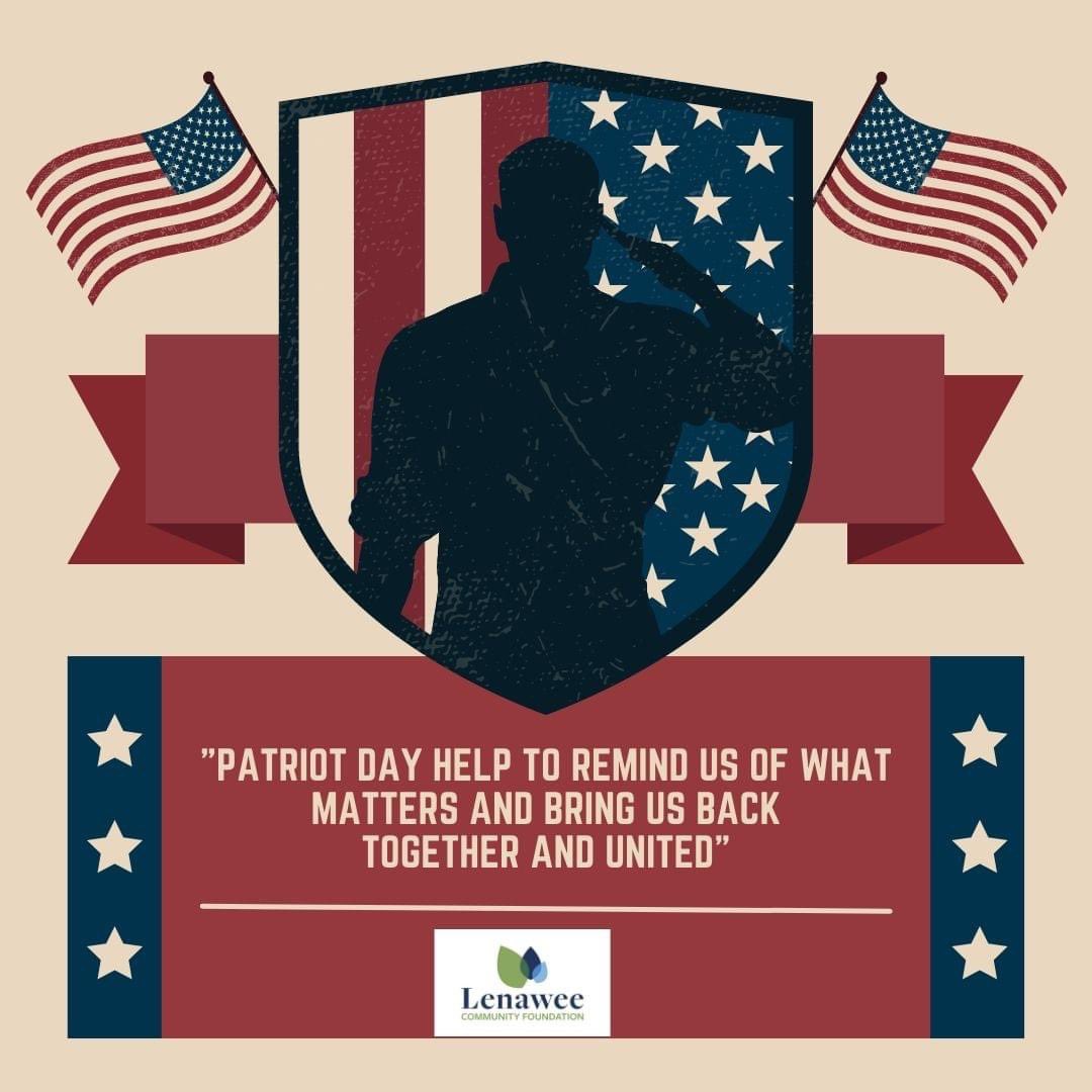 LenaweeCares's tweet photo. #lenawee #lenaweecares #patriotday https://t.co/ChVKegJm5q