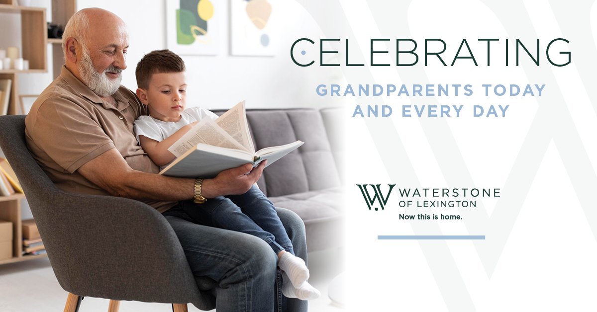 WaterstoneLex's tweet image. With a dynamic #SeniorLiving lifestyle complete with engaging programs, fine dining and high-touch services, we'll strive to make every day as special as #GrandparentsDay! 💙 

Comment below and share your favorite memory with your grandparent! ⬇️
