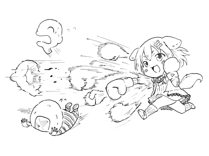 #生神もんざえもん #できたてころね   おらよー💥🤛🐶