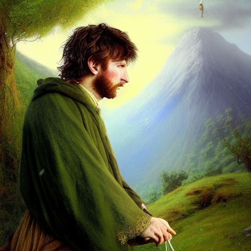 FranPrince_'s tweet photo. La gente: La gente va a usar la inteligencia artificial para hacer cosas malas
Los pibardos: A ver Messi hobbit https://t.co/DJZjGIIslK