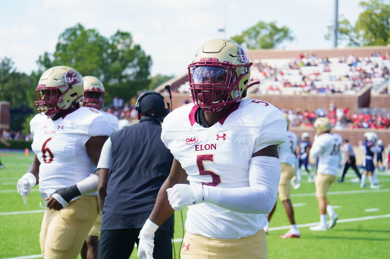 CAAFootball's tweet photo. How about that @ElonFootball defense!

The Phoenix recorded its first shutout in five years, blanking long-time rival Wofford, 26-0

The Phoenix defense limited the Terriers to 128 yards of total offense and 10 first downs https://t.co/L0CDIzkhkY