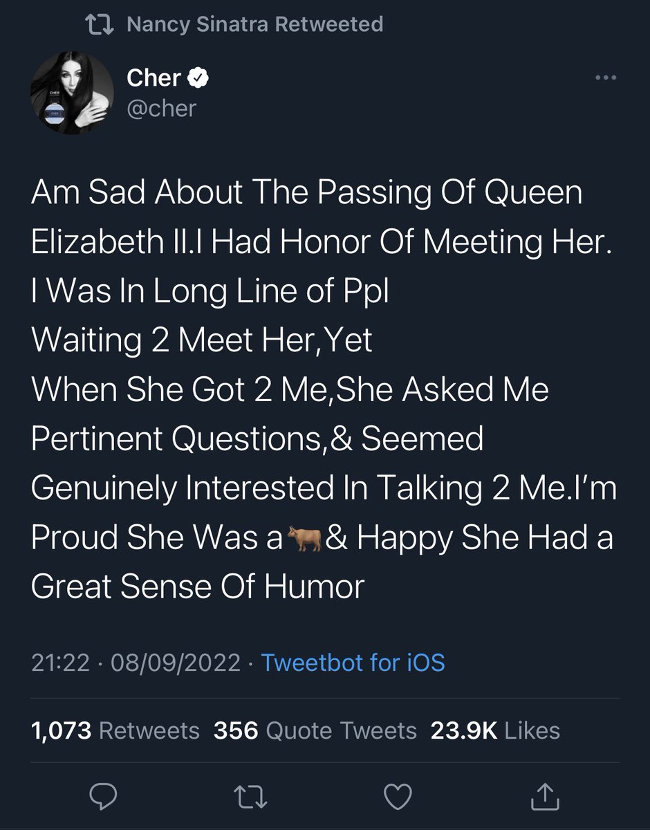 honeypea's tweet photo. Same occasion? @cher @DaftLimmy https://t.co/auekSYkFUr