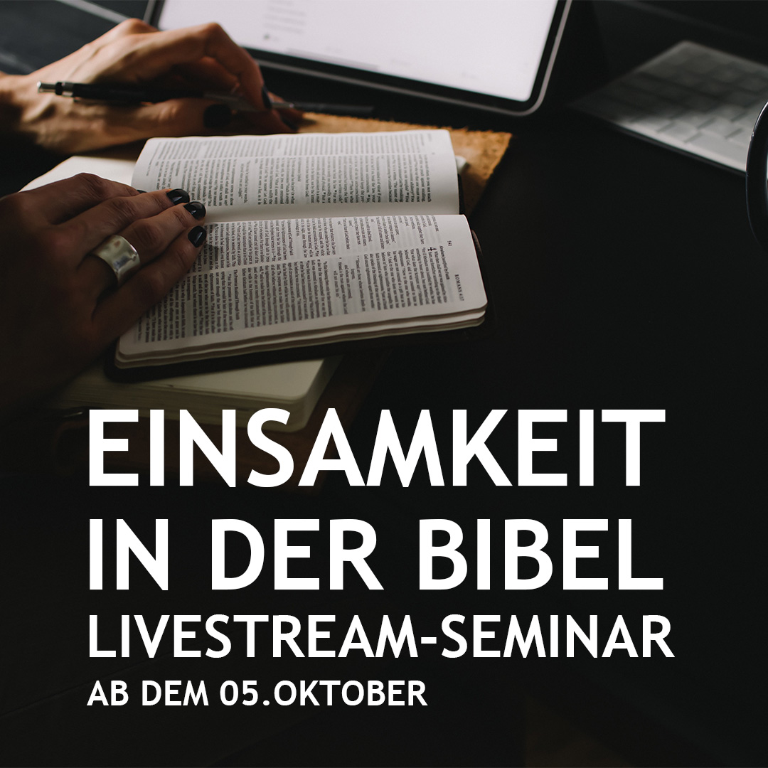 sbtBeatenberg's tweet photo. Einsamkeit ist in unserer Gesellschaft ein präsentes Thema. Was sagt Gott zu diesem Thema? 

Livestream-Seminar an vier Mittwochabenden (jeweils zwei Lektionen). 
Start am 05. Oktober 2022. 

Infos hier: https://t.co/SMefUvJnbk  

#elearning #Bibel #Bibelstudieren #sbtBeatenberg https://t.co/Q9kZJZJ8Ad