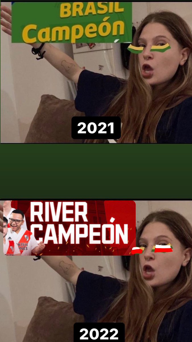 lalulimasa's tweet photo. @belenpotassa Amiga mi alma es de boka. Pero argentina le gano a brasil cuabdo hice eso. Asique tamos #enestas https://t.co/I8Xld1SX15