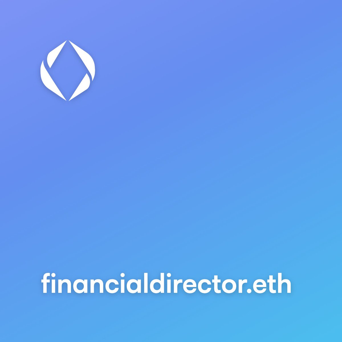 Thinking of doing a series of #ENS giveaways..

Never did this before so let's try with one 🙃

💎 Domain: financialdirector.eth
💎 Expiration: 2023/08/15

Rules:
1️⃣ Follow me!
2️⃣ Like &amp; retweet!
3️⃣ Write your ETH address or tag 2 friends below!

🏆 Winner in 48h 

GL!