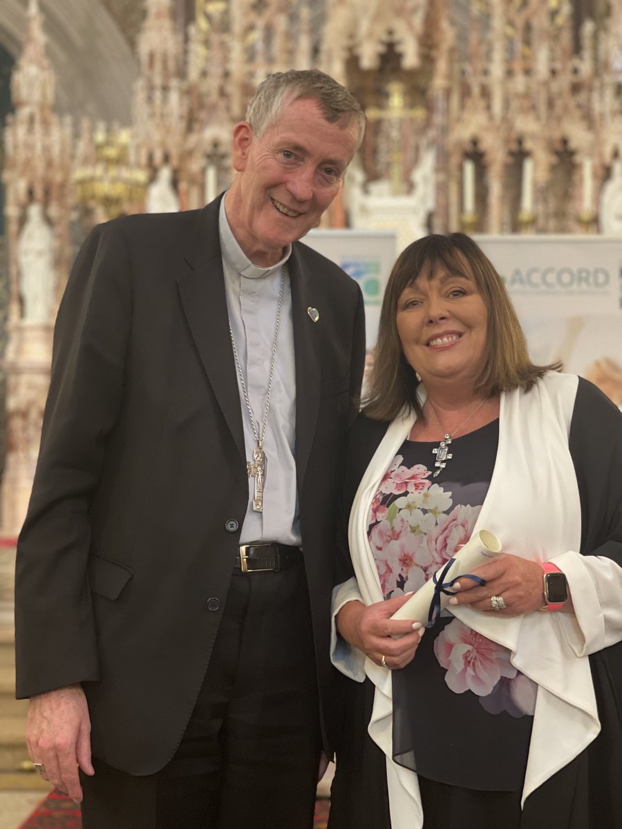 ⁦<a href="/BishopDNulty/">Bishop Denis Nulty</a>⁩ thanks for everything yesterday. What a lovely mass &amp; graduation ceremony