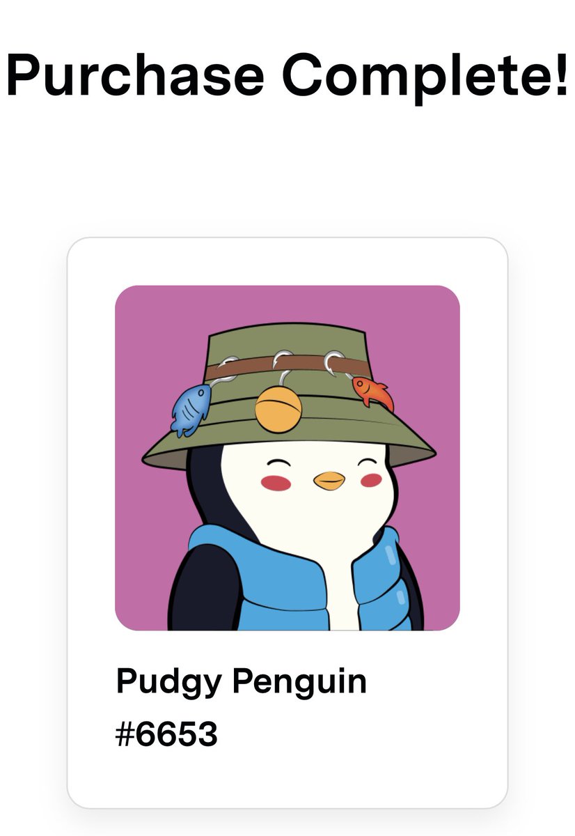 Welcome home. I needed a pudgy penguin with the fishing lures bucket hat and the bubble vest is a viiibe!