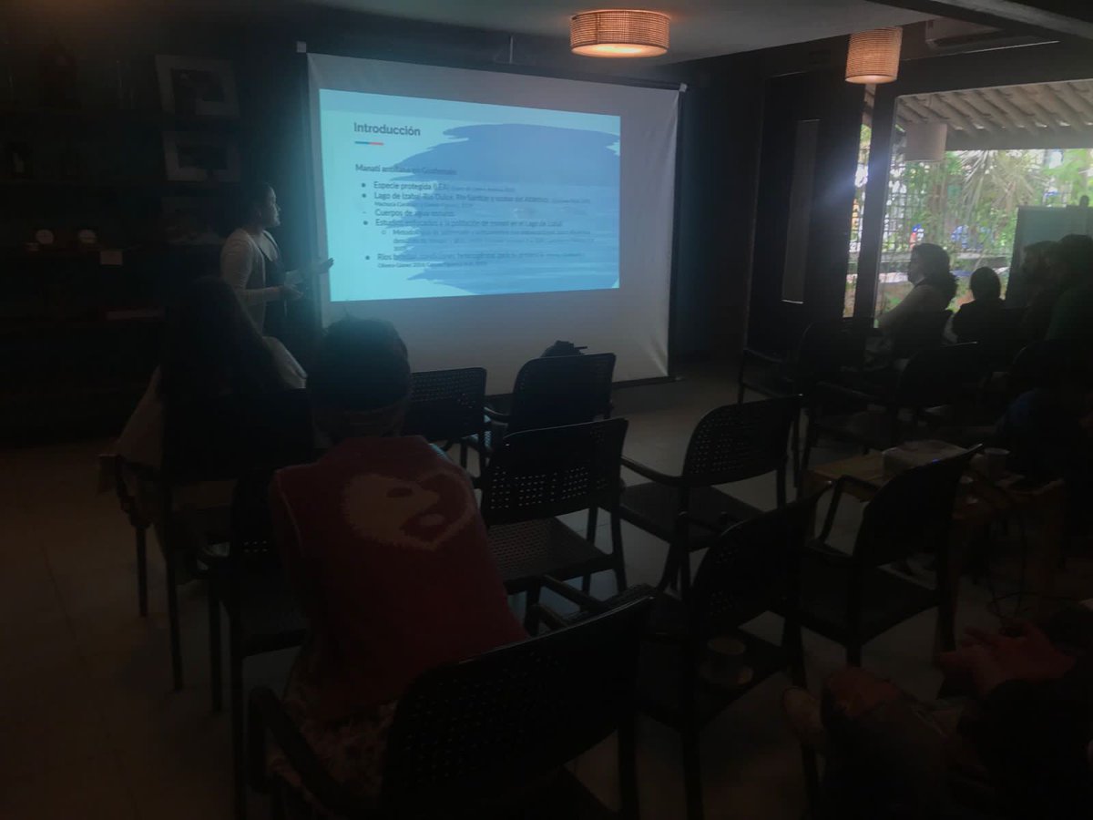 fabiologa8's tweet photo. We continue to celebrate the #WorldManateeMonth sharing the preliminary results of @Lucy_Aes and @belenophyta researh on the #CaribeanManatee in Guatemala at the #SILAMA. https://t.co/37THxX5shA