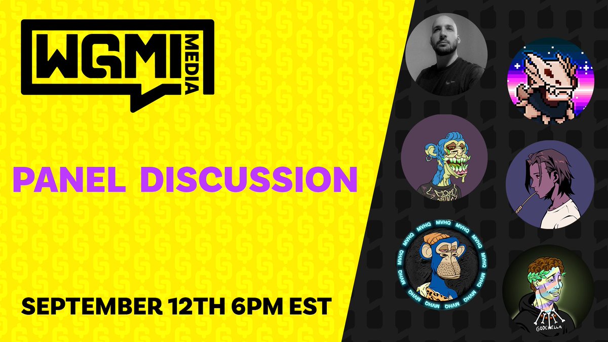 🎙️Trading &amp; sniping in the current market! Come join a panel with some of the greats. 
-<a href="/CirrusNFT/">Cirrus</a>  
-<a href="/cap10bad/">cap10bad</a> 
-<a href="/polkapheen/">Nycryptopheen.eth 🌶️</a> 
-<a href="/classicmitchup/">its mitch</a> 
-<a href="/Jacob___Meyer/">Jacob | MVHQ</a> 

🗓️Date: September 12th 6PM EST
✅Host:<a href="/dylanshub_/">Dylan Shub</a> 

 🔗Twitter space link:
x.com/i/spaces/1ypKd…