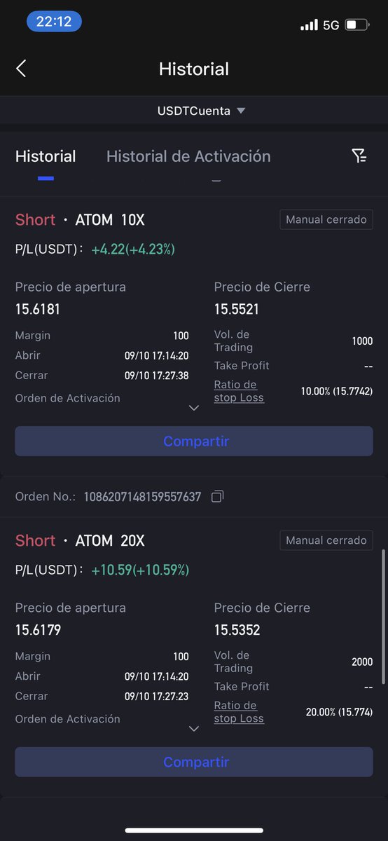 AitanaBTC's tweet photo. Todas de hoy. Hablo de números y hechos. 

Supongo que están copiadas jaja 

$LUNA | #BTC | $ATOM | $OP ✅🌟🔥 https://t.co/HuDYKG3Y10