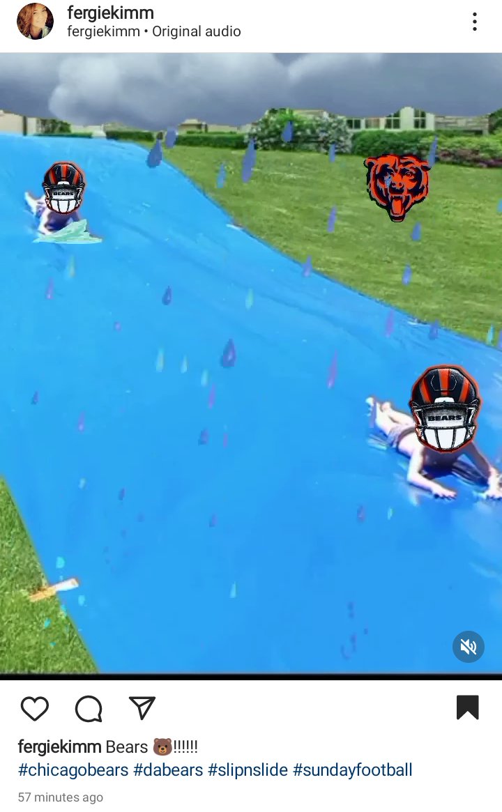 Woooooo!!! Sliding in for a win!
#ChicagoBears #FootballSunday #BearDown