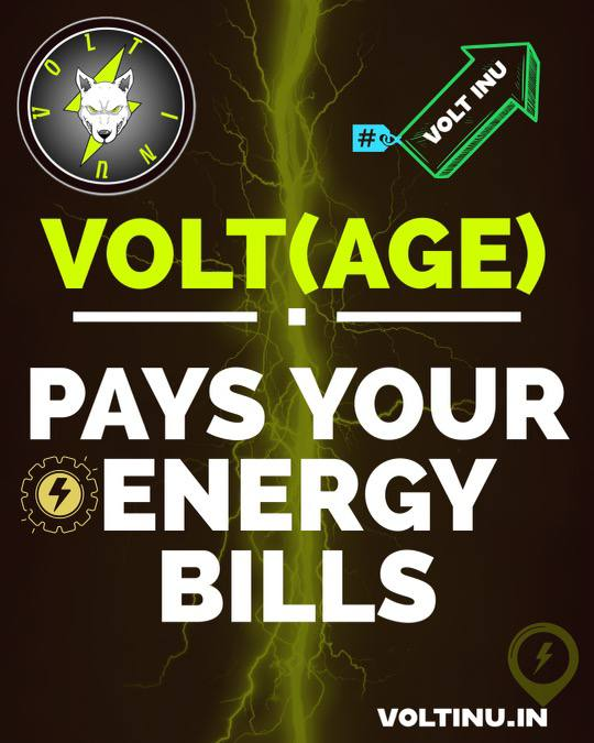 #VOLT to get your energy bills paid 🎉

For the next 30 days, we'll pay 1 energy bill every day (up to $250)! All you have to do is:

⚡️Follow us and RT this tweet
⚡️Comment with a screenshot of your bill
⚡️Tag 2 people

First winner announced in 24 hours 🔥

#VOLTARMY #VOLTINU