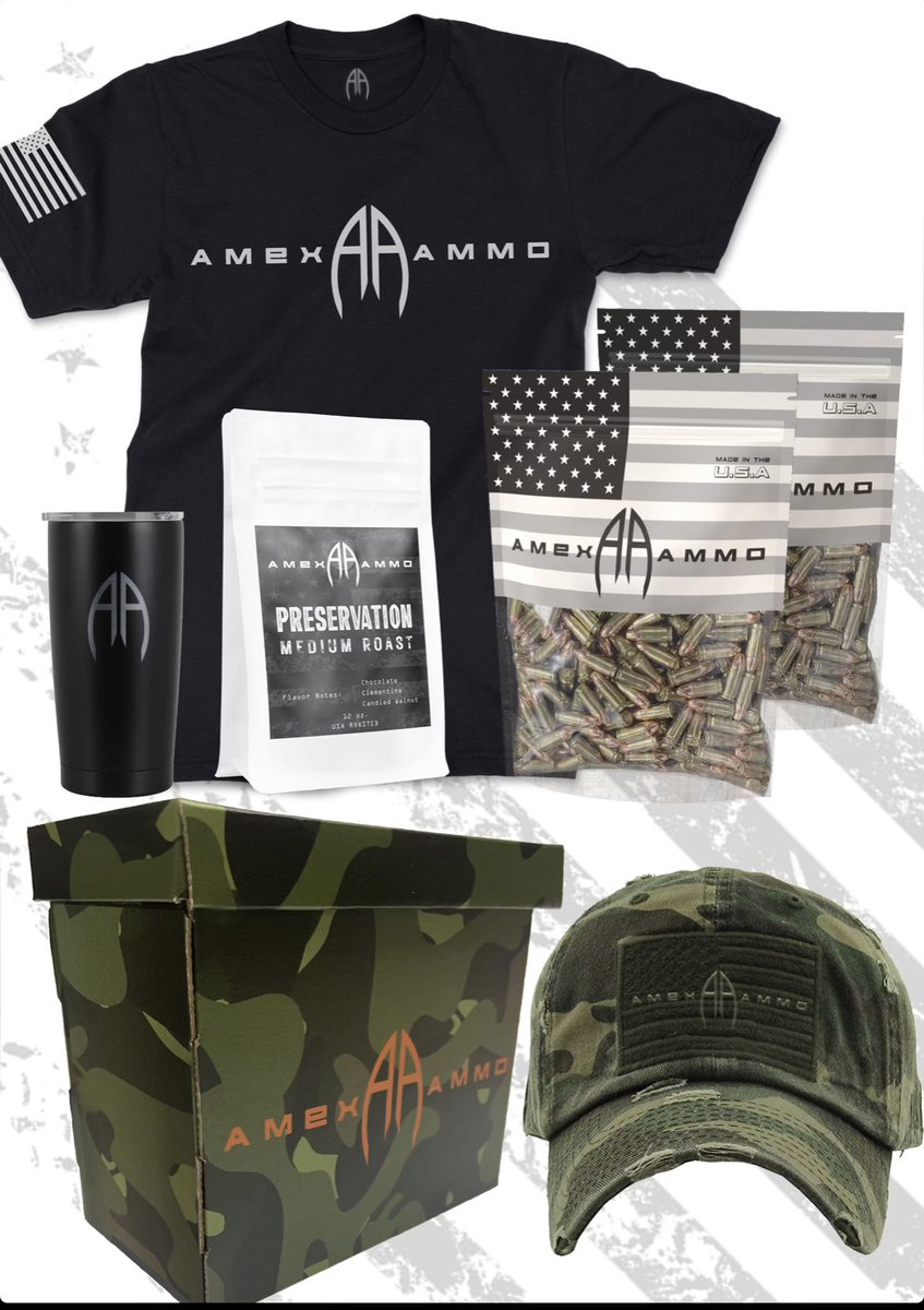 The_RickyBobby's tweet photo. Make sure you follow and support @AmexAmmo look at these gift boxes!! Merica!!! https://t.co/LN0gaojXBB