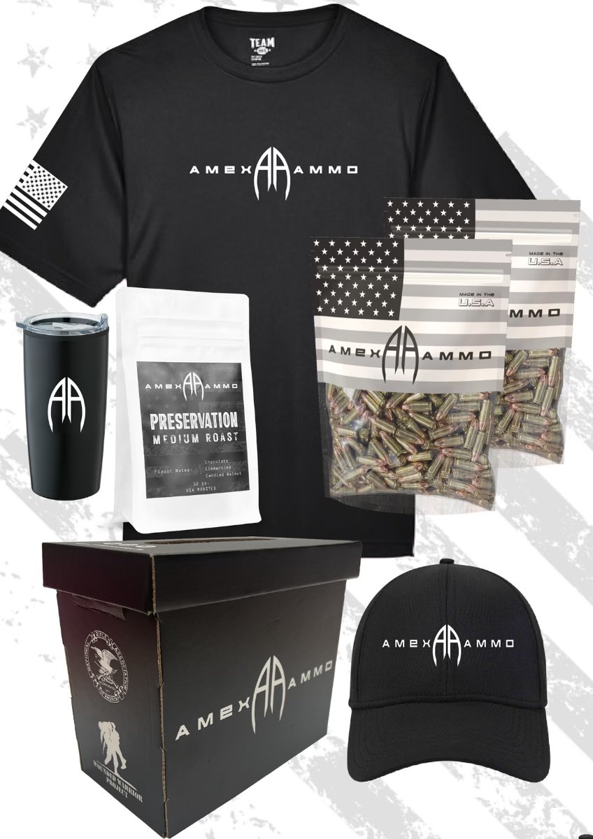 The_RickyBobby's tweet photo. Make sure you follow and support @AmexAmmo look at these gift boxes!! Merica!!! https://t.co/LN0gaojXBB