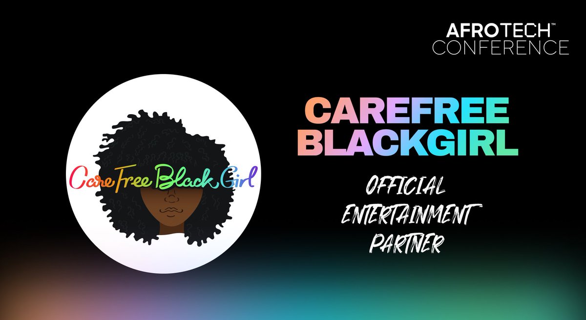 We are happy to announce #carefreeblackgirl as an official entertainment partner at <a href="/AfroTech/">AfroTech</a> 2022 to be held in Austin, Texas. Catch us alongside entertainment acts like @bia, @wale &amp; many more.
•