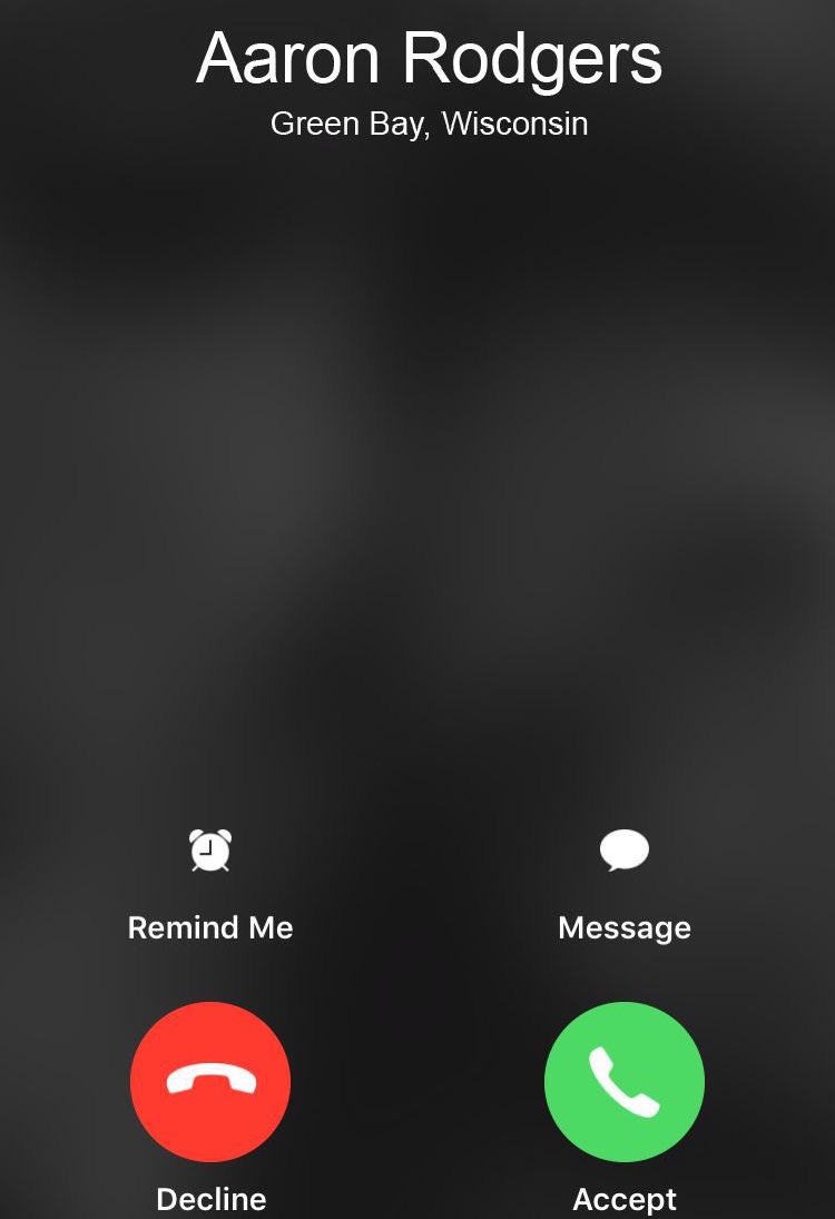 Live look at Davante Adams’ phone