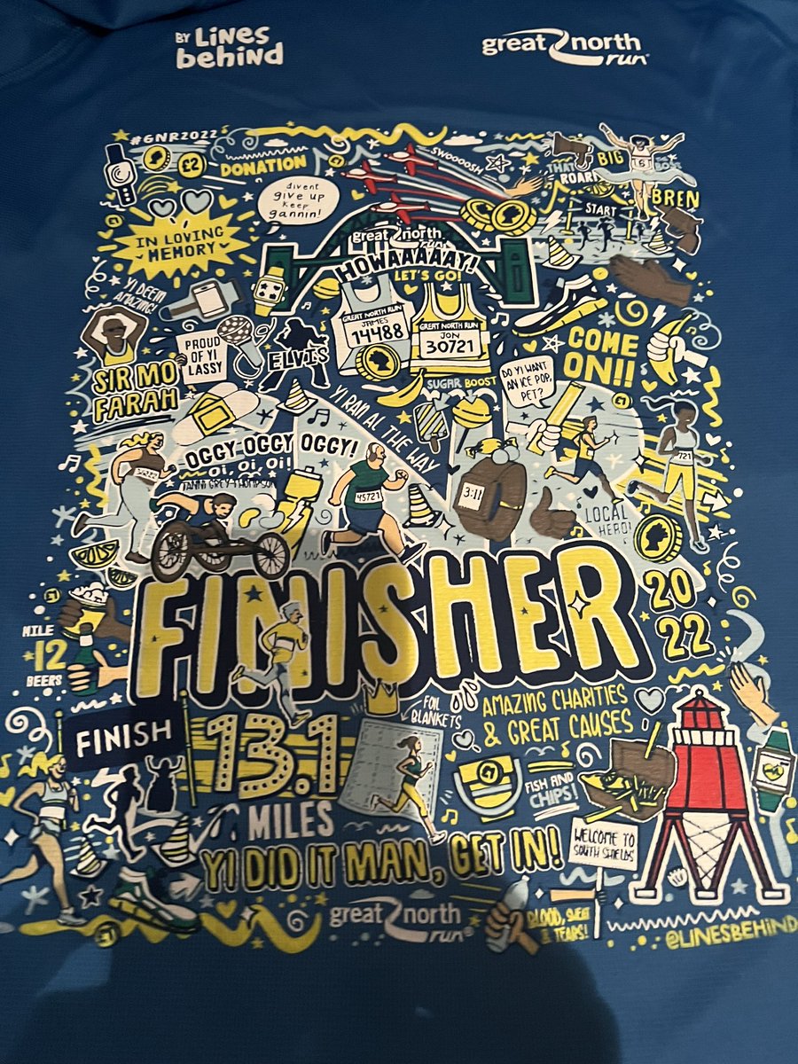 #GNR2022 had the best day, loved every second, but huge shout out to the clean up crew, had the privilege of saying thanking some of you as you were doing what you guys did best! Well done, I hope it wasn’t a thankless task! Ooh, &amp; my t-shirt &amp; medal are bloody awesome😍oxo