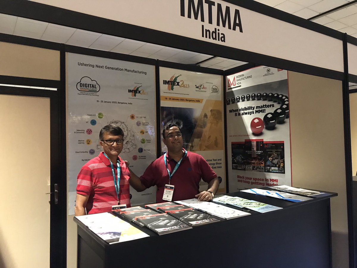 Magicwandmedia_'s tweet photo. IMTMA (Indian Machine Tool Manufacturers' Association) is all geared up to meet you in @IMTSchicago at North Building - Level 2 - 221014  #imts2022 #manufacturingshow #technologyshow @IMTMAssn @McCormick_Place https://t.co/VXuNRJCJ1W