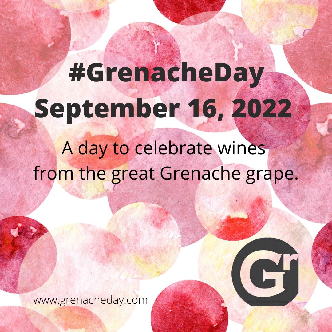 #GrenacheDay is Friday! How will YOU celebrate? By drinking Grenache of course! #wine #Grenache #Garnacha