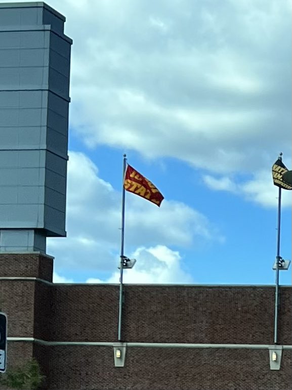 Good to see Kinnick in some new fall colors <a href="/CycloneFB/">Iowa State Football</a> <a href="/HawkeyeFootball/">Hawkeye Football</a> #CyHawk #cyclONEnation