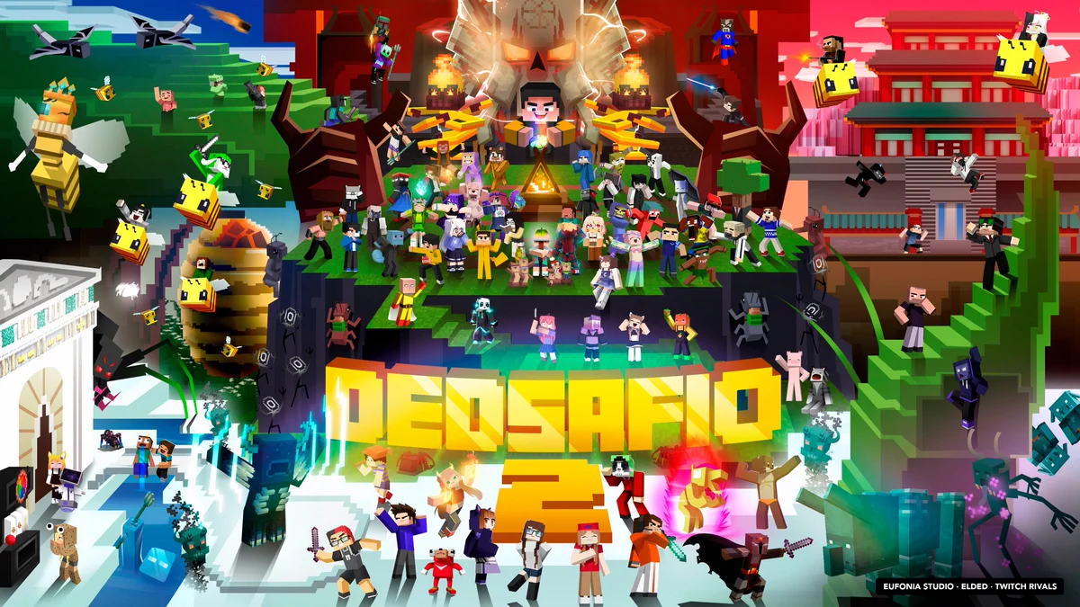 Poster oficial de DEDsafio 2. Créditos a @JosHeca_Art.