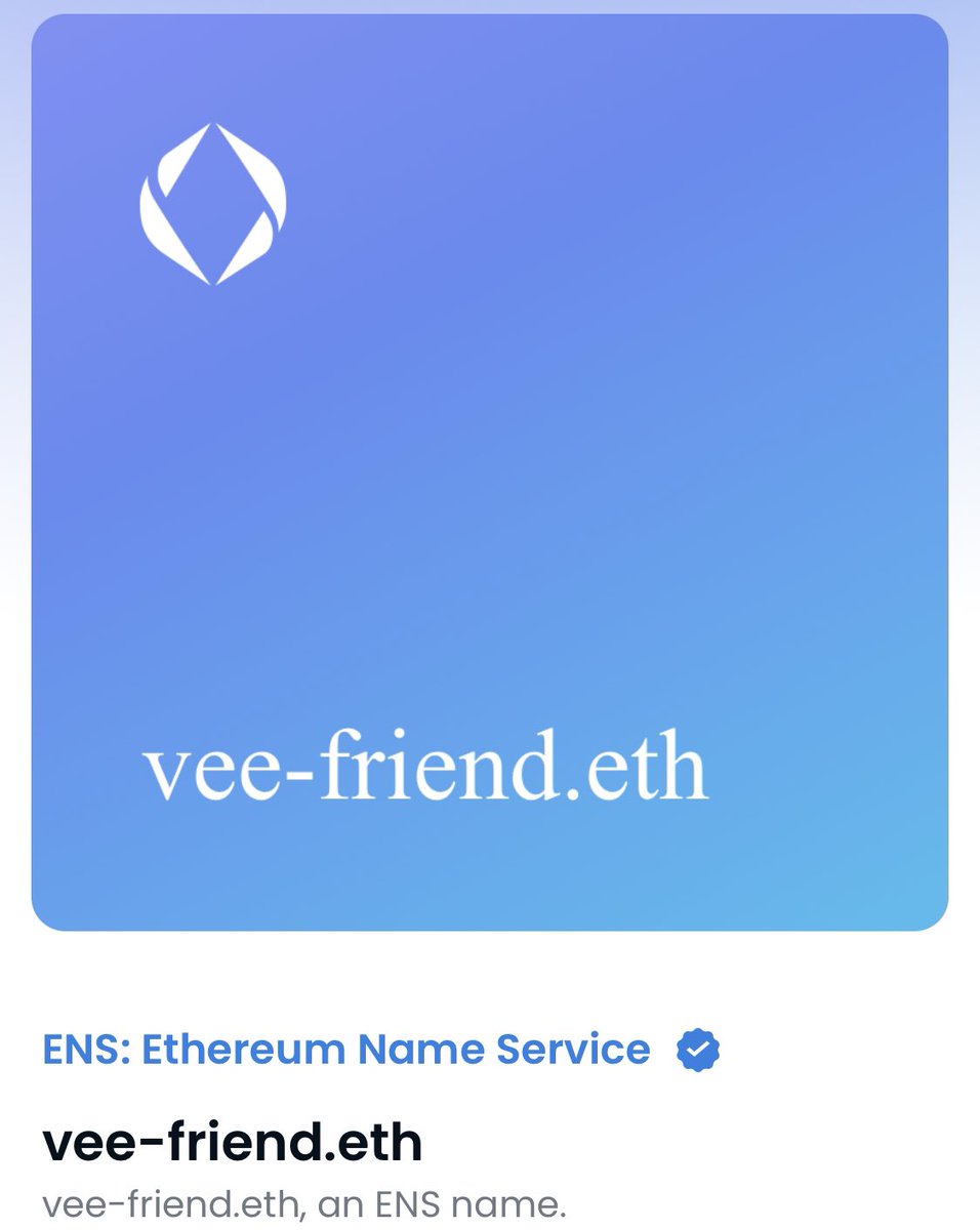 you are a <a href="/veefriends/">VeeFriends</a> OG? then this ens domain name is the right option for you 🤝 
3,21 ETH, gute prize, on opensea

# $ens #ens #veefriend #veefriendstoday #veefriends