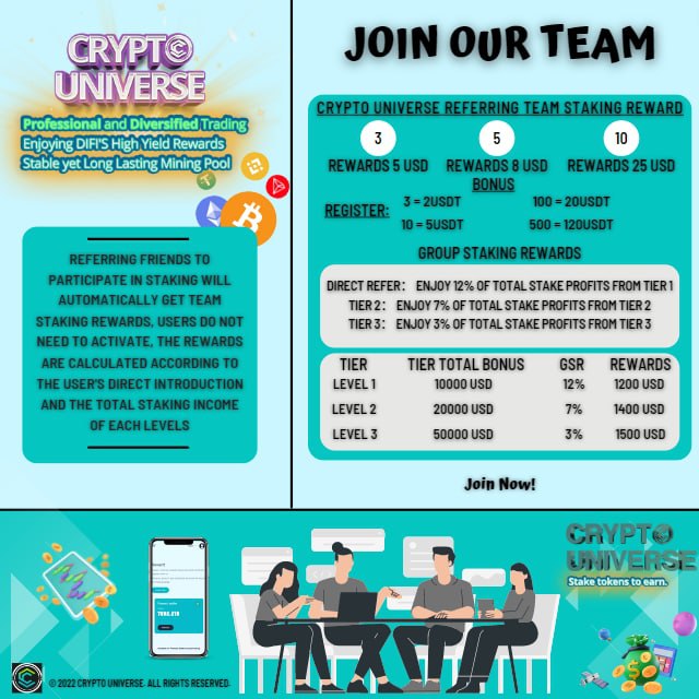 VictoriaNova14's tweet photo. Crypto universe is a platform that is really safe, suitable, and stable for customers. is the digital money that will appear in the wallet of your mobile phone. It's a permanent platform that is long-lasting. When you start saving you will be earning a profit daily. https://t.co/tdk1aNCuKY