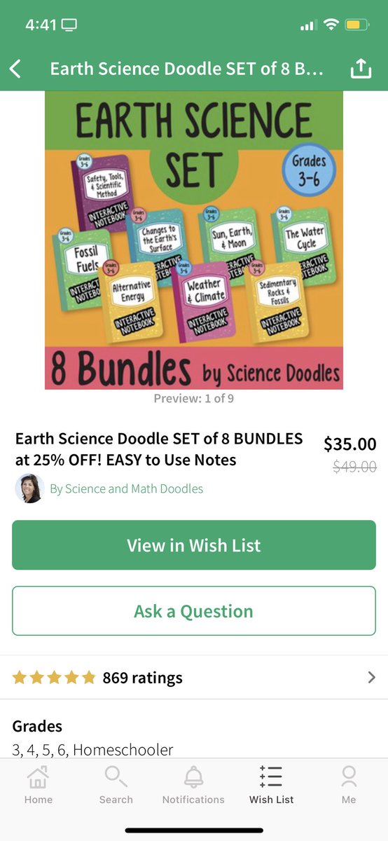 _sluggg's tweet photo. I’ve got a @TpT_Official #classfund to purchase science resources! I have $45 to go until I reach my goal of $100, but I’ve used what I had in my fund already & now, I found these #science notes bundles that are fun & engaging! #clearthelist https://t.co/DnVHB0YD4P https://t.co/cEKxkVMQbw