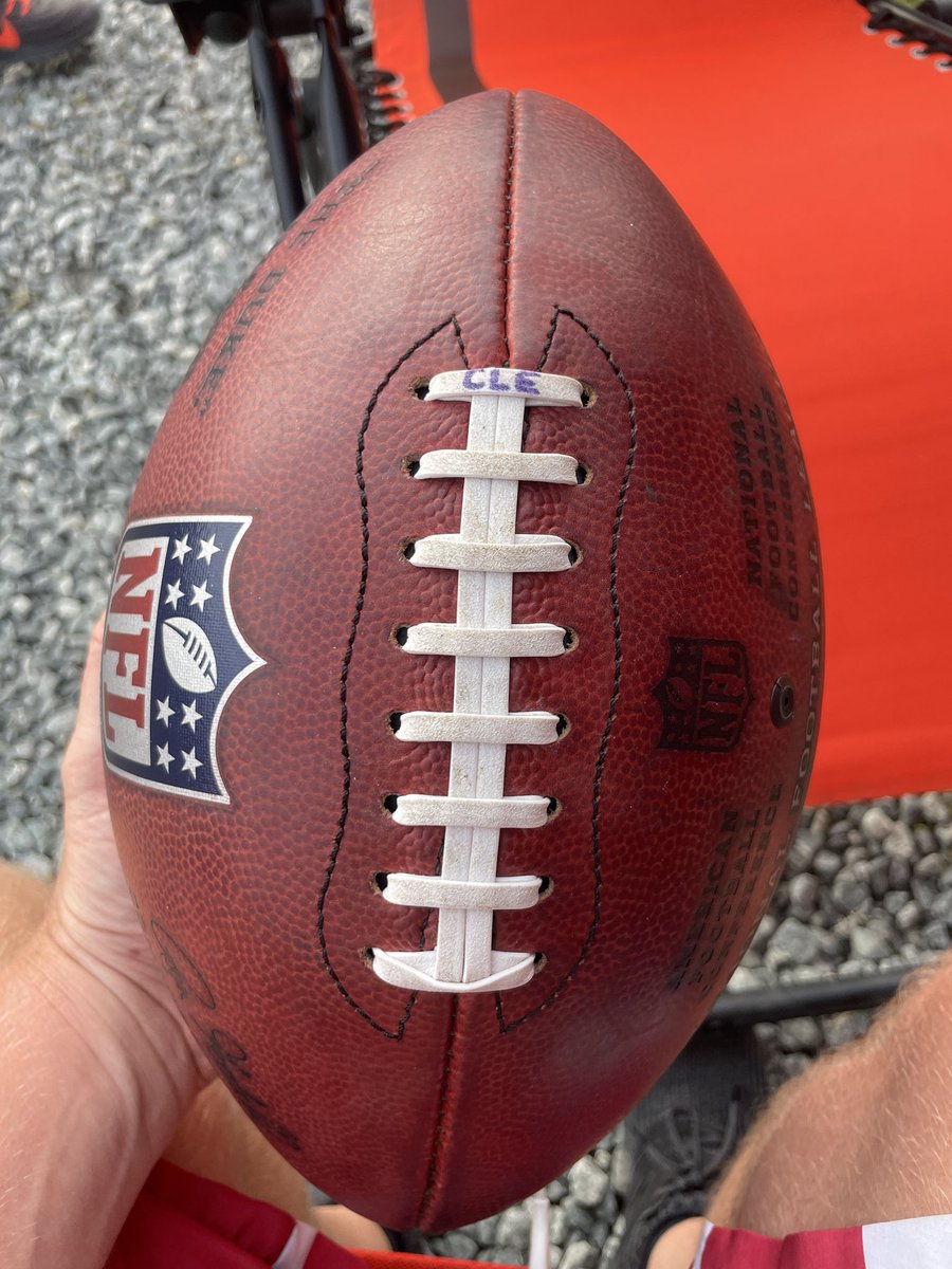 PaulBrown_UK's tweet photo. I will be donating the sighed @YorkCade ball to the highest bidder  

Every penny goes to a Cleveland Charity …

Share the post and remember it could be the match winning kick of the first winning  #Browns game of the season in 18 years 👀 https://t.co/0qfC5mvHFq