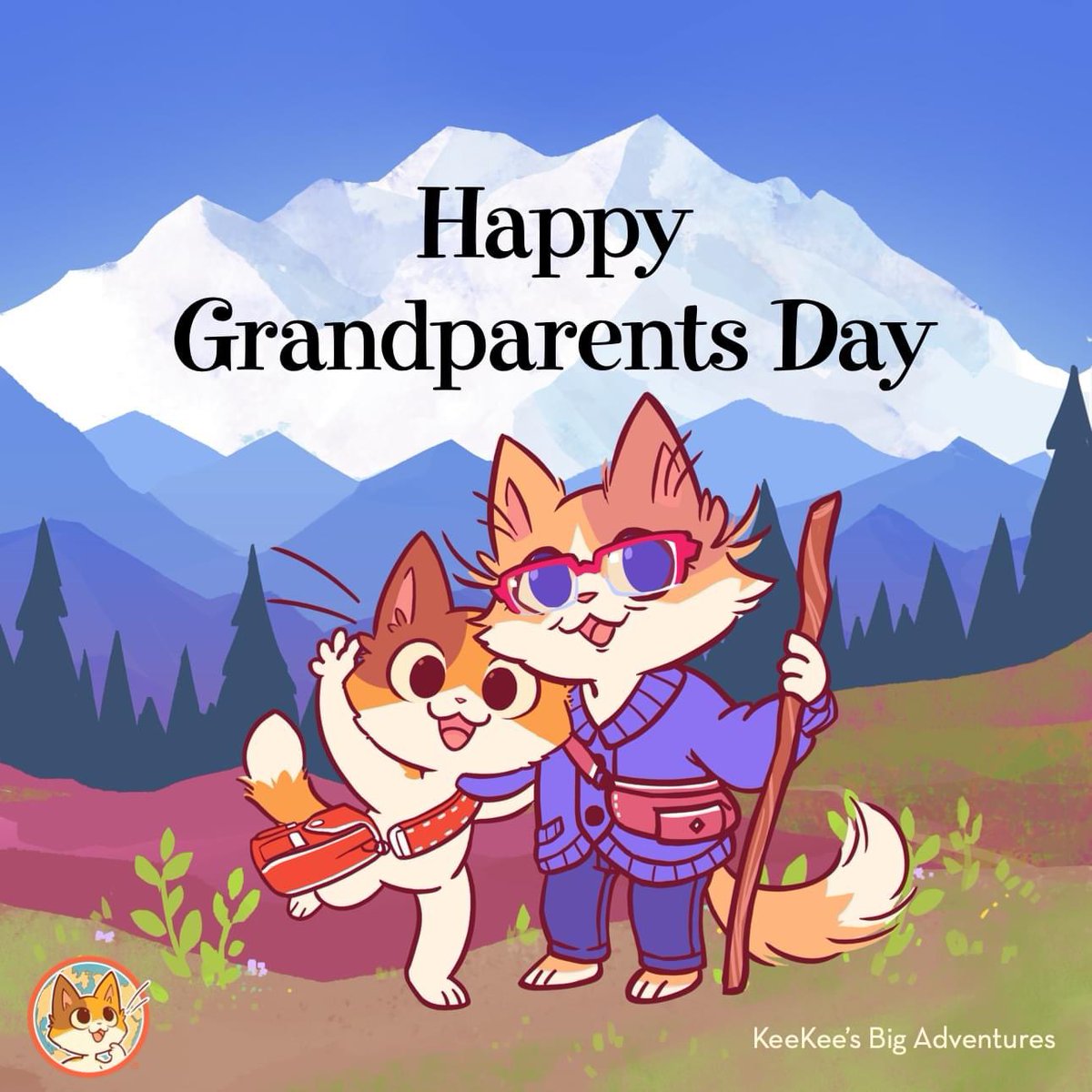 Grandparents make the world...
a little softer, a little kinder, a little warmer! 😻 Happy #NationalGrandparentsDay! 💖
