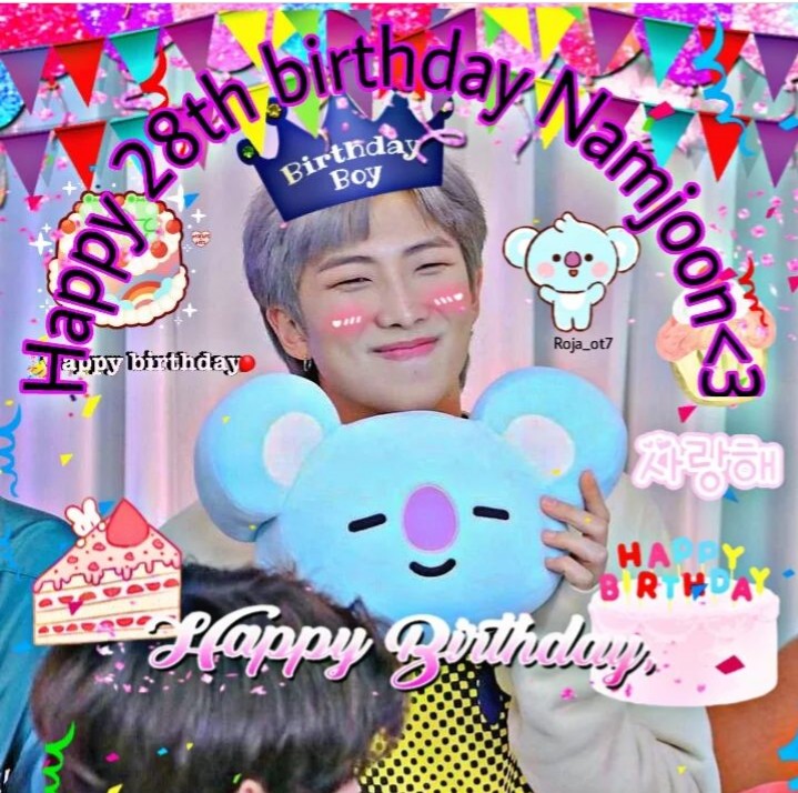jkrinki1's tweet photo. @BTSTaehyungTHV Happy birthday our best leader RM🎂🎂🍫🍹🍹
We all armys always support you &amp; love you 👍💜💜💜💚💚💙💙❤️
#RM
#V https://t.co/ILcG5c3T10