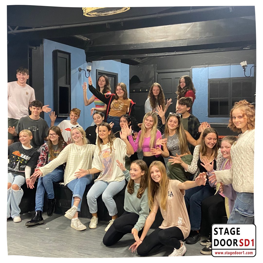 stagedoor1youth's tweet photo. Our Seniors are loving being back at rehearsals, just look at those jazz-hands! 🤗 They’ve got some exciting things coming up over the next few months… more info on that soon!

They were hard at work yesterday doing auditions for one project, and learning dances for another!🕺🏻 https://t.co/VJALpdxXNl