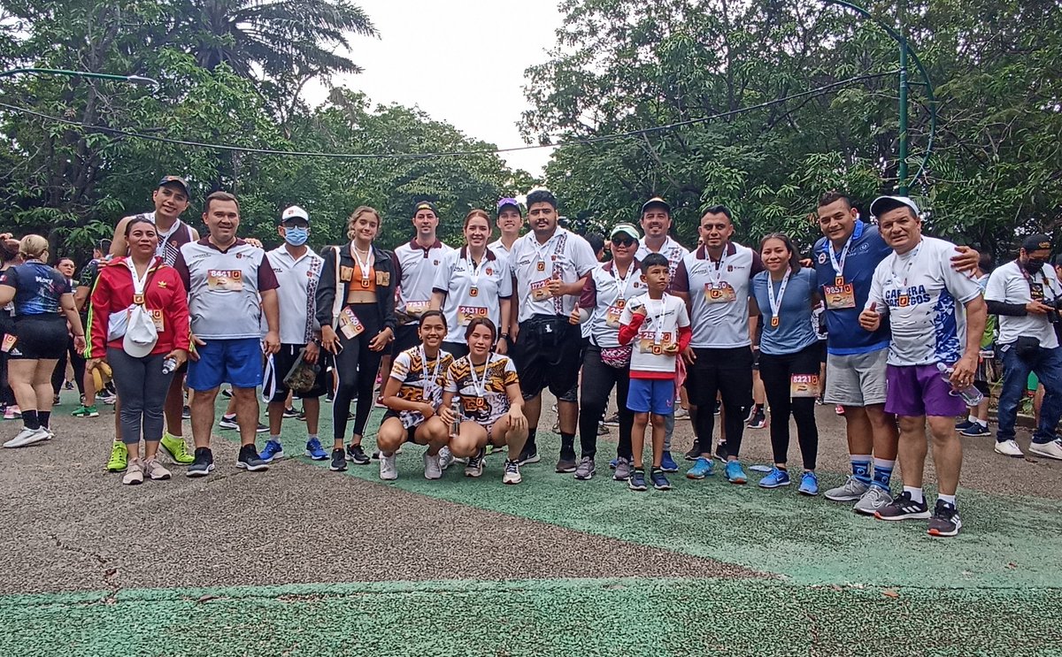 IndeporteChis's tweet photo. Altetas, entrenadores y personal del #IndeporteChiapas, junto a la directora general @tan_robles, tomaron parte en la #2ª #Gran #Carrera #Tuchtlan 2022, cumpliendo con los 5 y 10 kilómetros de la competencia. https://t.co/yxLxGIyAmk
