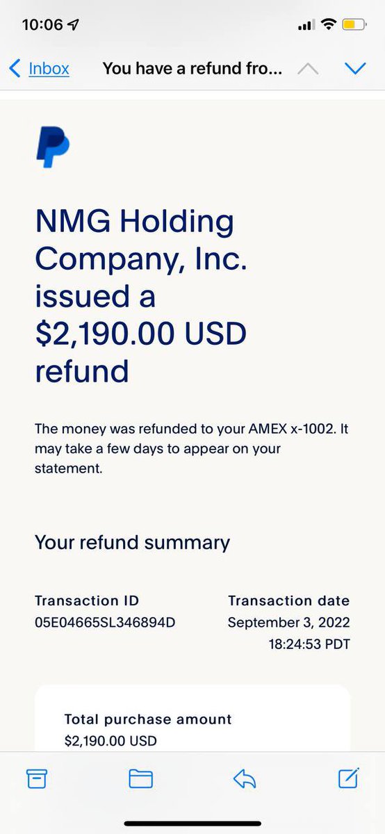 RefundBoyGroup's tweet image. Neiman Marcus $2.1K