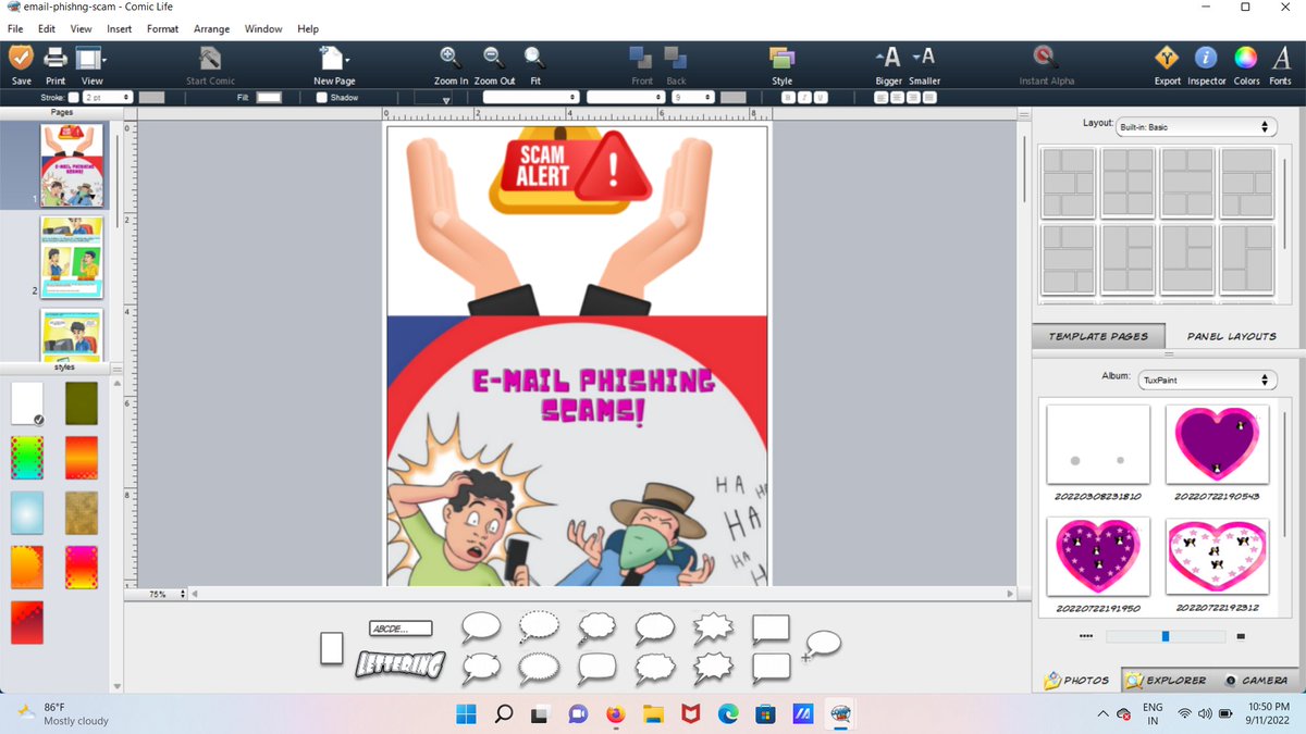 learnwithcomics's tweet photo. @aramanujaa @Akash3996 @Cyberdost Yes ! We are exactly on track.
#learnwithcomics' mission is to use comics to explain how phishing works and how people can protect themselves and more over it gives information to the public about various scams. https://t.co/wXHQCtyLOc