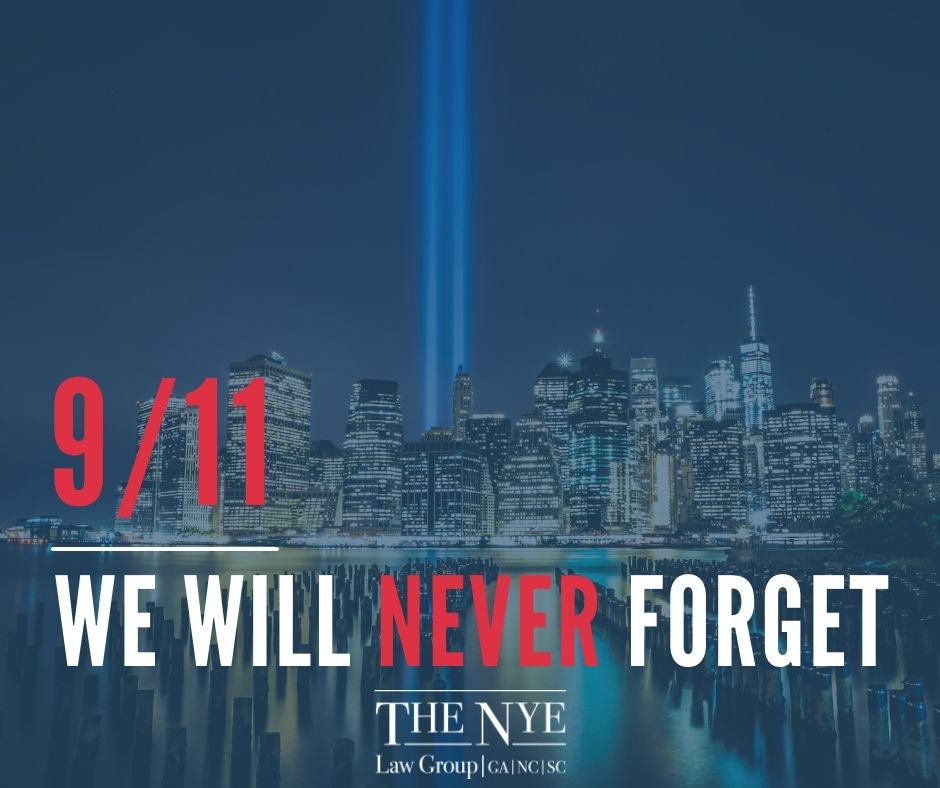 NyeLawGroup's tweet photo. 21 years later, America remembers. We will never forget. https://t.co/lj0cCHIJOu
