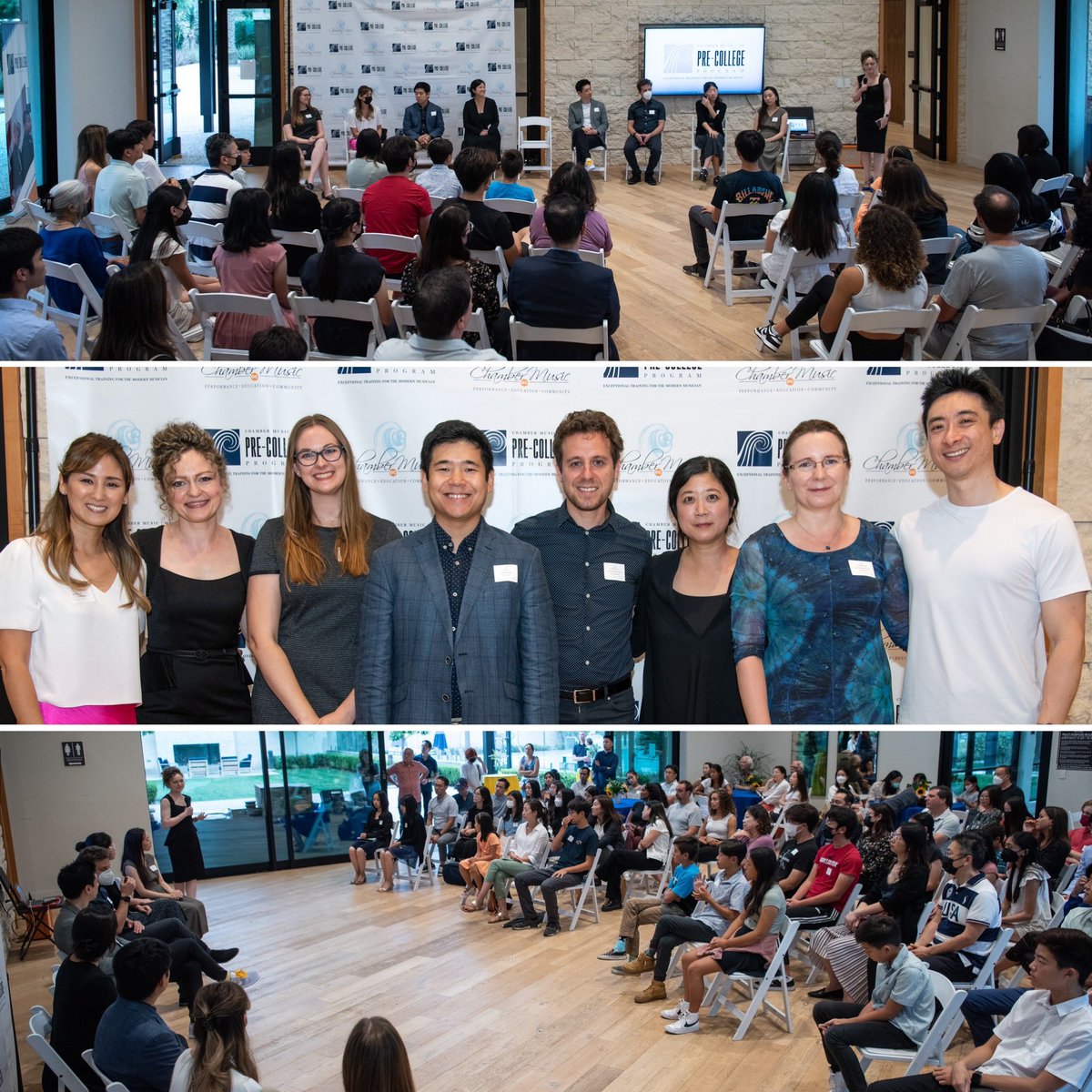 chambermusicoc's tweet photo. A few preview shots from Chamber Music | OC’s Pre-College orientation &amp; welcome party! It’s going to be an amazing year 🎶🎉🎹🙌🔥🎼🎻👏💥

#orientation #welcome #welcomeweek #classof2023 #cmoc #cmocyacrew #cmocfamily #cmocpc #precollege #followtheleader #gowiththebest https://t.co/K2l8YdepdL
